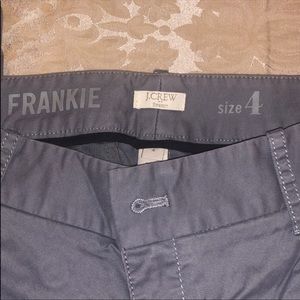 J crew Frankie style pants size 4
